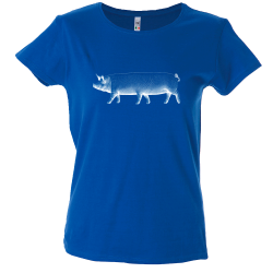 Camiseta  mujer cerdo seis patas