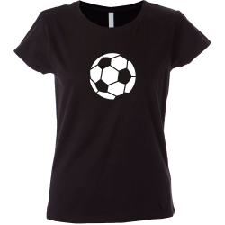 Camiseta mujer dibujo balón