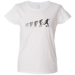Camiseta mujer evolución fútbol