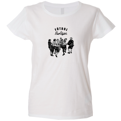 Camiseta mujer fútbol hooligan