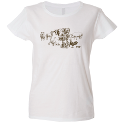 Camiseta mujer granja