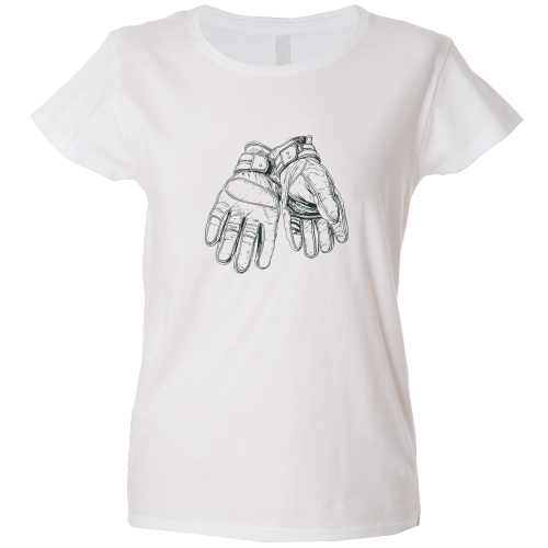 Camiseta mujer guantes