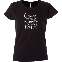 Camiseta mujer happy fathers days 2