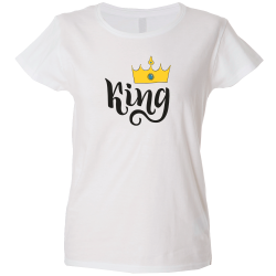 Camiseta mujer king