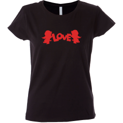 Camiseta mujer love cupido