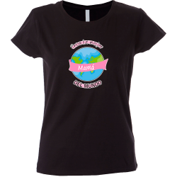 Camiseta mujer mejor mamá del mundo