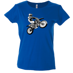 Camiseta mujer moto cross