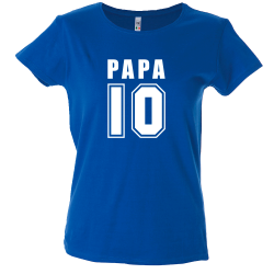 Camiseta mujer papa 10