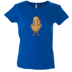 Camiseta mujer patata sonriente