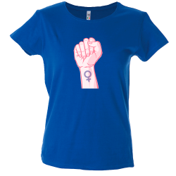Camiseta mujer puño feminista