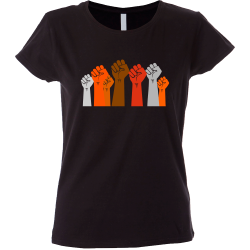 Camiseta mujer puños feministas