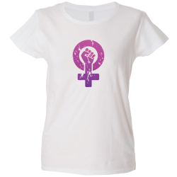 Camiseta mujer símbolo feminista