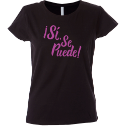 Camiseta mujer sí se puede