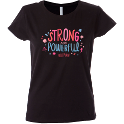 Camiseta mujer strong powerful woman