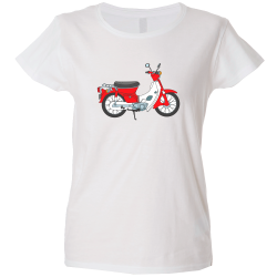 Camiseta mujer vespa roja