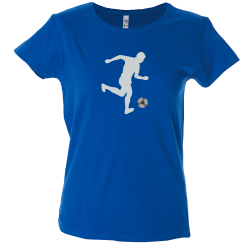 Camiseta mujer jugador fútbol