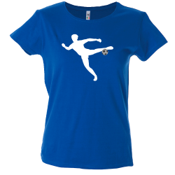 Camiseta mujer chute lateral