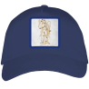 Gorra adulto con parche Constelación Virgo