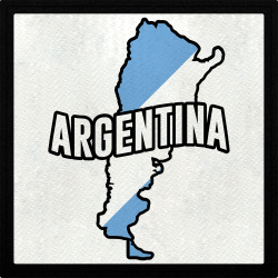 Parche cuadrado Argentina