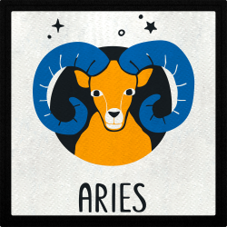 Parche cuadrado aries 2