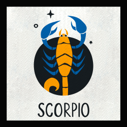 Parche cuadrado scorpio