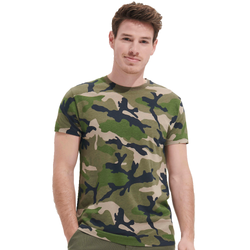 Camiseta camuflaje outlet
