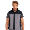 Chaleco Laboral Bicolor con Cuello Alto
