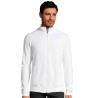 Sudadera con cremallera y capucha Sol's SUNDAE blanca