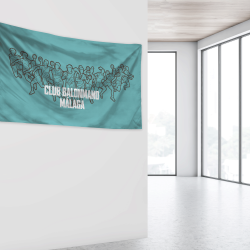 Bandera personalizable 60x90 cm con velcro