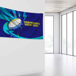 Bandera personalizable 70x120 cm con velcro