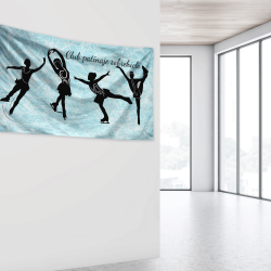 Bandera personalizable 100x150 cm con velcro