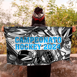 Bandera personalizable 60x90 cm con tiras