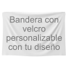 Bandera personalizable 145x100 cm con velcro