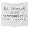 Bandera personalizable 115x150 cm con velcro