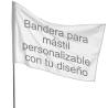 Bandera personalizable 50x75 cm para mástil