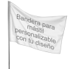 Bandera personalizable 145x100 cm para mástil