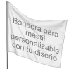 Bandera personalizable 115x150 cm para mástil