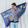 Bandera personalizable 100x120 cm con gomas