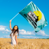 Bandera personalizable 100x120 cm para mástil