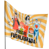 Bandera personalizable 115x150 cm para mástil