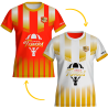 Camiseta reversible tallas grandes 3XL- 5XL Santa Coloma Futsal