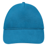 Gorra cinco paneles colores con impresión 1 color