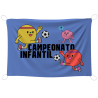 Bandera personalizable 50x75 cm con gomas