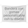 Bandera personalizable 50x75 cm con gomas