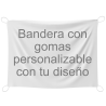 Bandera personalizable 75x100 cm con gomas