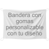 Bandera personalizable 100x150 cm con gomas