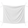Bandera personalizable 100x120 cm con tiras