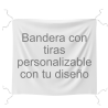 Bandera personalizable 115x150 cm con tiras