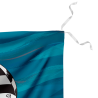 Bandera personalizable 100x150 cm con tiras