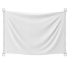 Bandera personalizable 70x50 cm con anillas y refuerzo